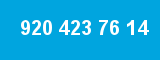 920 423 76 14 920 423 76 14
